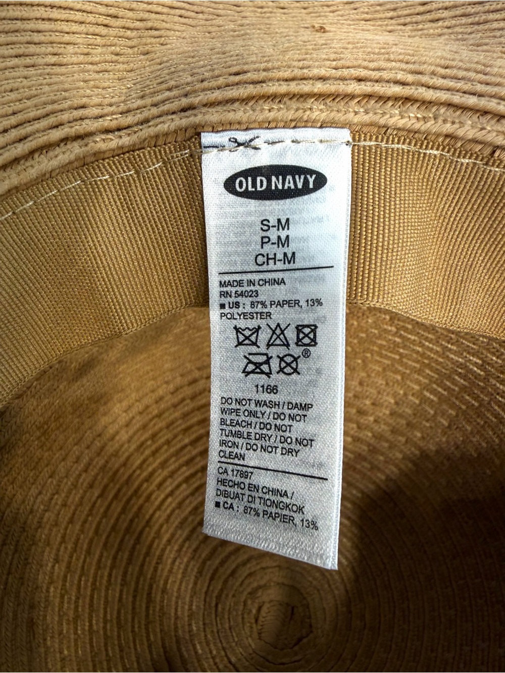 Oversized Wide-Brim Paper-Straw Floppy Sun Hat for Women EUC - Picture 8 of 8